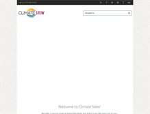 Tablet Screenshot of climatestew.com